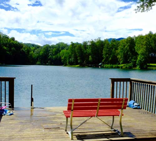 Jumping or fishing area from Dock
